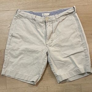J. Crew Light Tan Flat Front Shorts